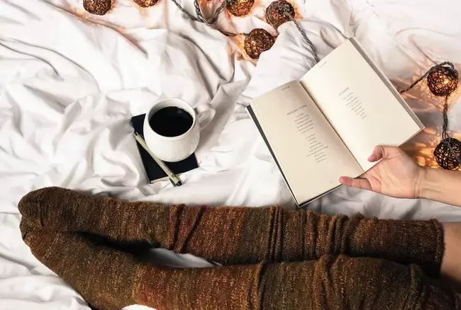 When you rest, keep your legs above heart level.